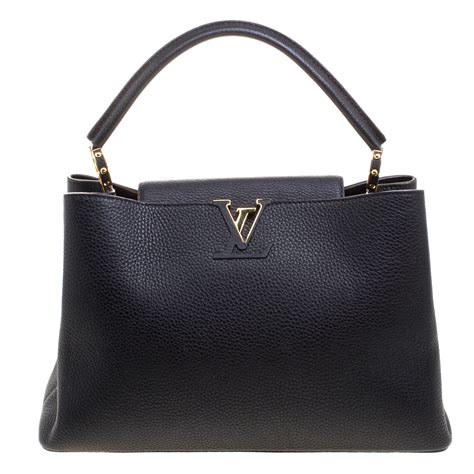 louis vuitton capucine bag black|Capucines MM Bag .